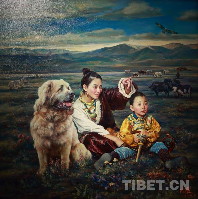 大美高原 林躍藏地油畫??-攝影許娜 (1).jpg